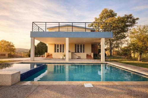 Casa de campo con alberca para 8 personas