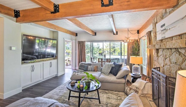Chic Lake House w/Furnished Deck & Hot Tub!