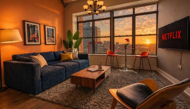Cozy 2BR South Loop Condo with Optional Parking and Gym Near McCormick Place, Public Transit & City Hotspots