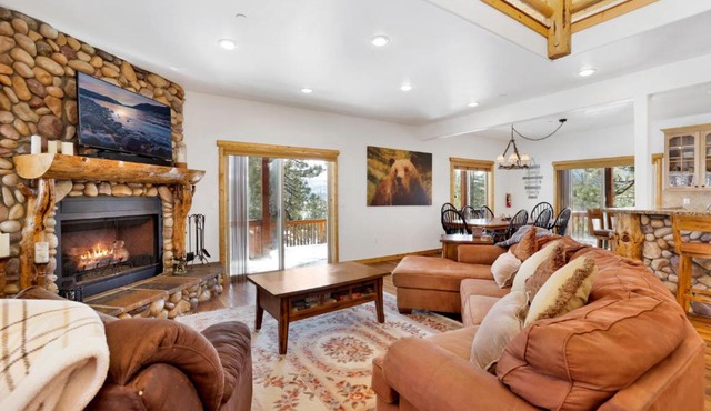Cozy Lakeview Hideaway by Big Bear Vacations Amazing Fawnskin Log Cabin Chalet