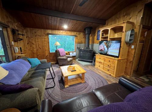 Cozy Secluded Cabin Surrounded by Trees near Yellowstone, Idaho
