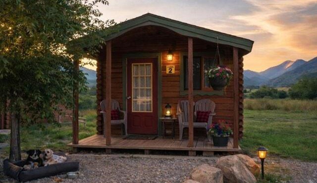 Deluxe Cabin 1 with Bunks, Campfire & Mountain Air, Buena Vista CO!