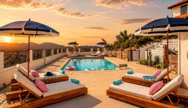 Desert Sunsets - Wellness Villa - Pool Sauna & Speakeasy