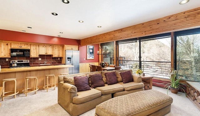 Durant Unit D3, Condo with Floor-to-Ceiling Windows, Fireplace, and more