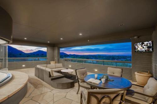 Endless Patio Views Skyline Serenity Game Room