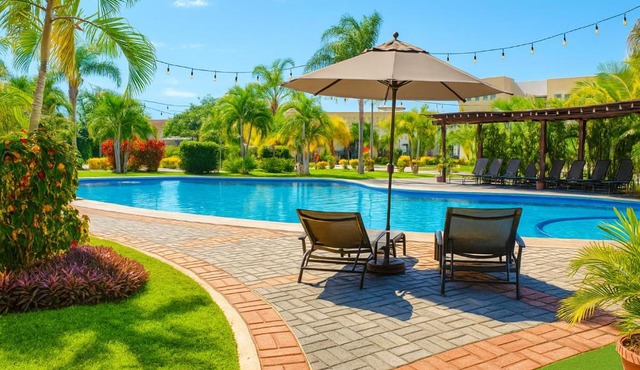 Family Home close to the Beach, Vidanta, Aqua Adventures with Pool & Parking