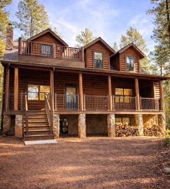 Forest Cabin Retreat - Near Tonto Bridge 5BR