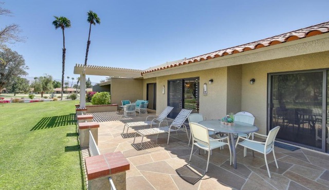 Golf Course View & Pool Access: Palm Desert Condo