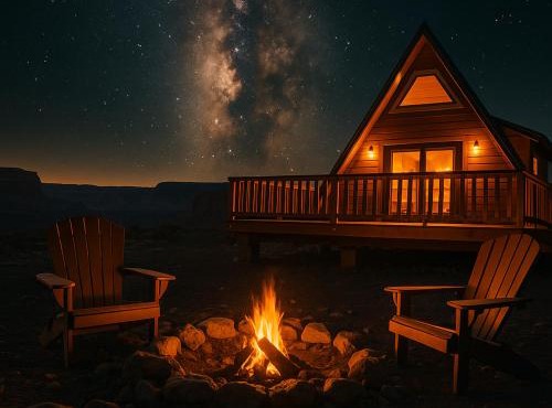 Grand Canyon A-Frame Hot-tub & Sauna
