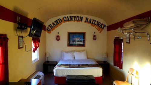 Historic Rail car on route 66