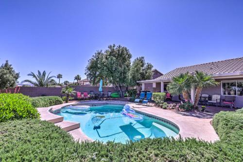 Incredible Strip View, Peaceful Poolside Escape