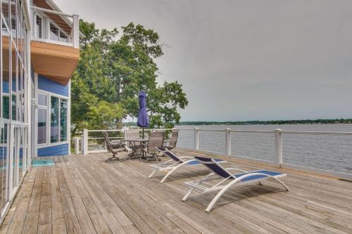 Indoor Pool + Waterfront Deck: Spacious Jay Home