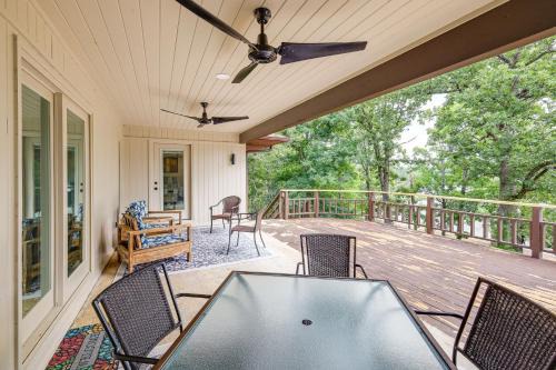 Lake-View Deck! Modern Greers Ferry Lake Retreat