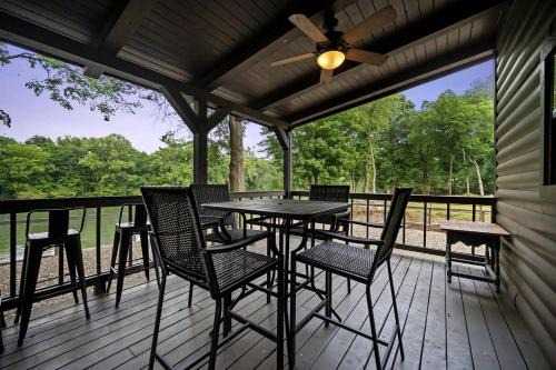 Large Riverfront Group Retreat on Mountain Fork River Near Broken Bow, Oklahoma