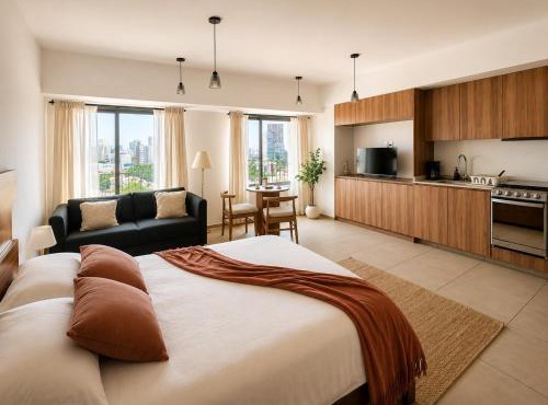 Loft con AC y Parking Zona Financiera GDL 2026