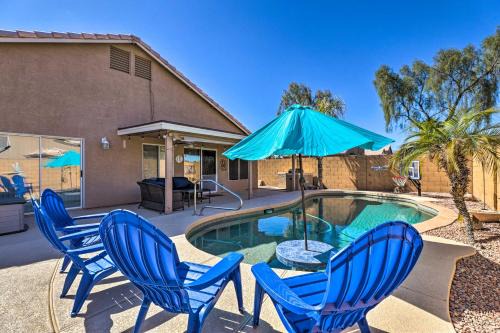 Outdoor Kitchen, Heated Pool: Gilbert Retreat!