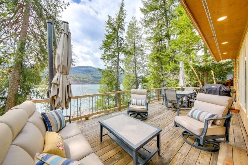 Peaceful Cabin w/Dock on Lake Pend Oreille