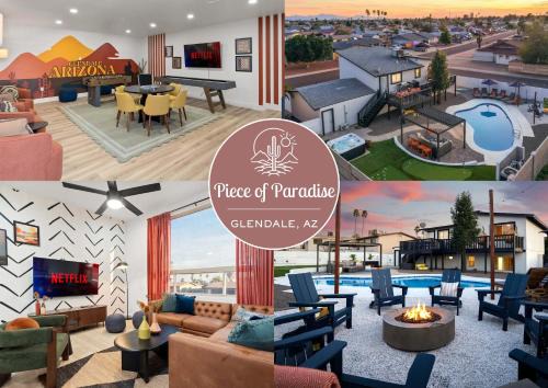 Piece of Paradise - Pool Games Fire Pit Hot tub