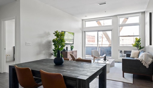 Polished Stayscape | 2BR LoHi Loft | Balcony | Dog-Friendly