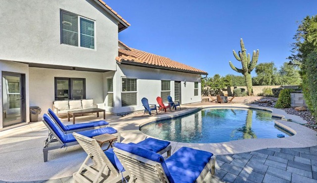 Putting Green, Game Room, Pool! Scottsdale Oasis