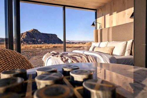 Scandinavian-Inspired Desert Retreat with Mirrored Views | Near Torrey, Utah
