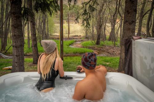 Serene Riverside Retreat with Sauna, Hot Tub, Fire Pit by Forest & Peak Retreats