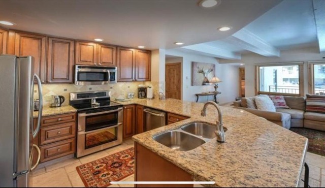 Ski Lodge Styled Plaza Condo condo