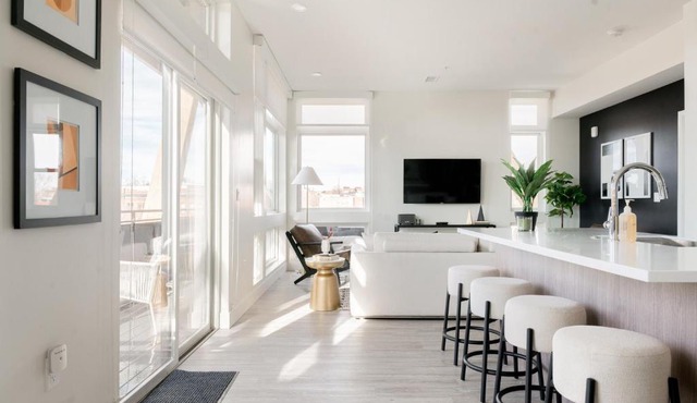 Skyline Panorama | 2BR LoHi Loft | Dog-Friendly