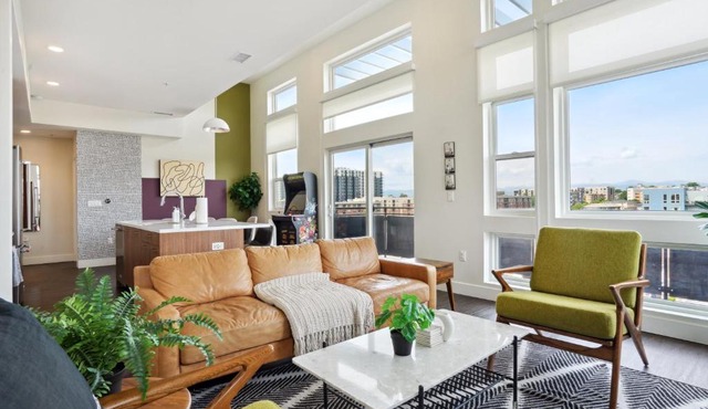 Skyline Suite | 5th Floor Views | Walk to Stadium | Dog-Friendly