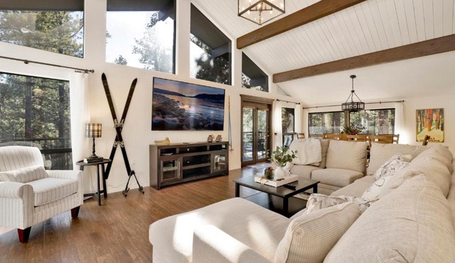 Soaring Pines Big Bear Retreat | Spa & Game Room Sauna