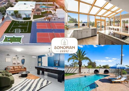 Sonoran Grove Epic Yard with Two Pickleball Courts