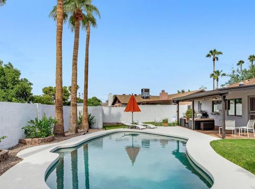 Spacious Palm Oasis