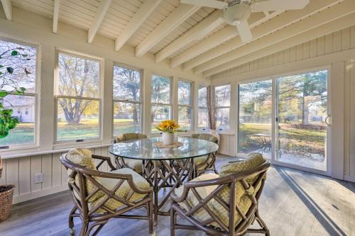 Sunroom Coffee & Backyard Fun Near Notre Dame