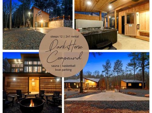 Two Gorgeous Cabins with Basketball Court in Broken Bow, Oklahoma