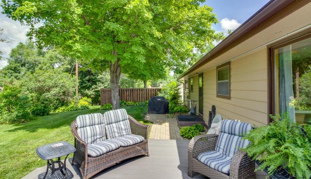 Walk to Lake Beach: Glenwood Vacation Rental!