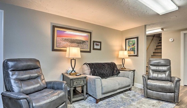 Walk to Main St: Sturgis Apt w/Grill!