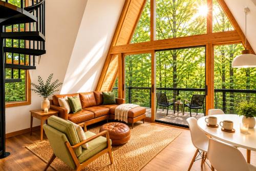 White Oak Haven-Cozy Forest A-frame near Bentonville