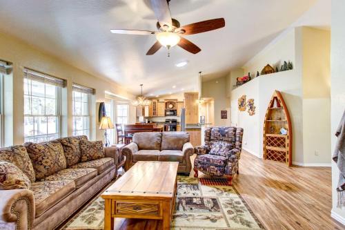 Winter Hikes & Ice Fishing Fun: Cozy Show Low Home