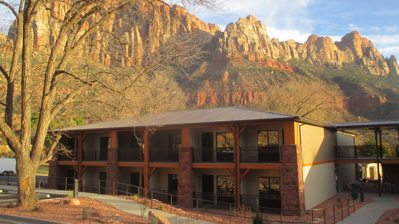 Photo of Buildings in Zion National Park South Entrance