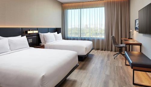 AC Queen Room with Two Queen Beds and City View