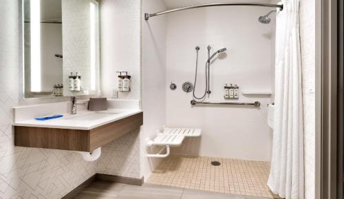 Standard King Room with Roll-in Shower - Mobility Accessible