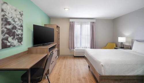 Queen Room with Roll-In Shower - Mobility Accessible/Non-Smoking
