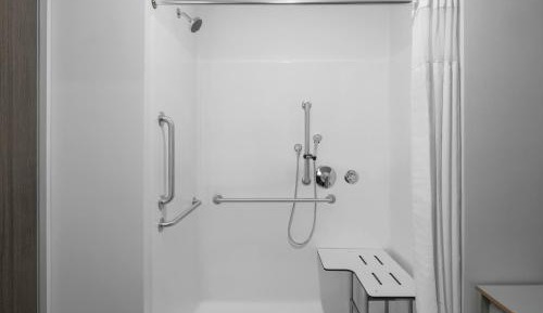 Studio Suite with Queen Bed - Mobility/Hearing Accessible with Roll-In Shower