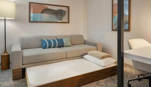 King Suite with Trundle Sofa - Hearing Accessible