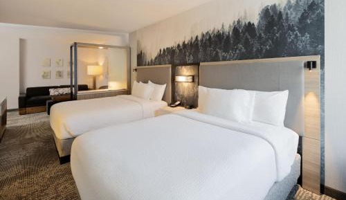 Queen Suite with Two Queen Beds and Trundle Sofa