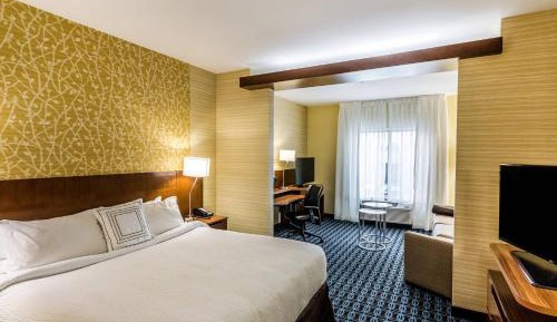 King Suite with Roll-In Shower and Sofa Bed - Mobility Access/Hearing Accessible