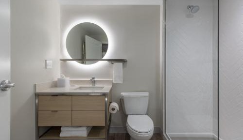 Top Floor, Studio, 1 King, Non-Private Sofa bed (Hearing Accessible)