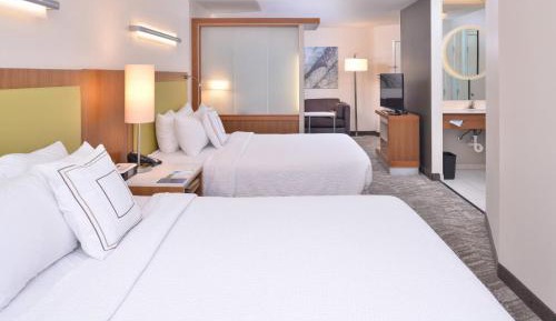 Queen Suite with Two Queen Beds and Sofa Bed