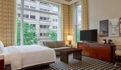 Larger King Room with City View and Sofa Bed