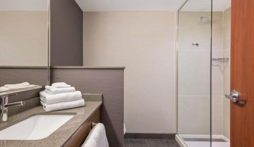 1 Queen Room - Mobility Accessible - Roll in Shower
